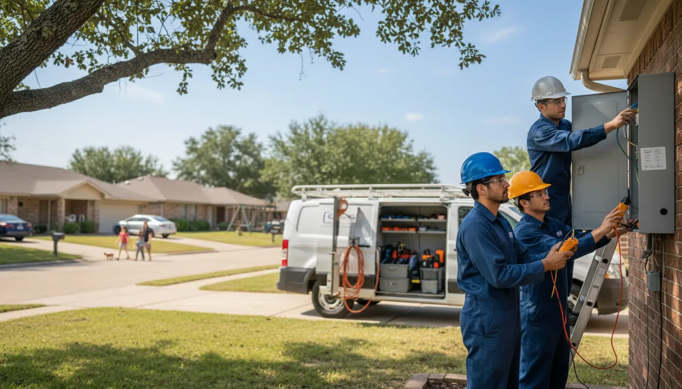 Certified electrician providing emergency electrical services in Somerset, OH